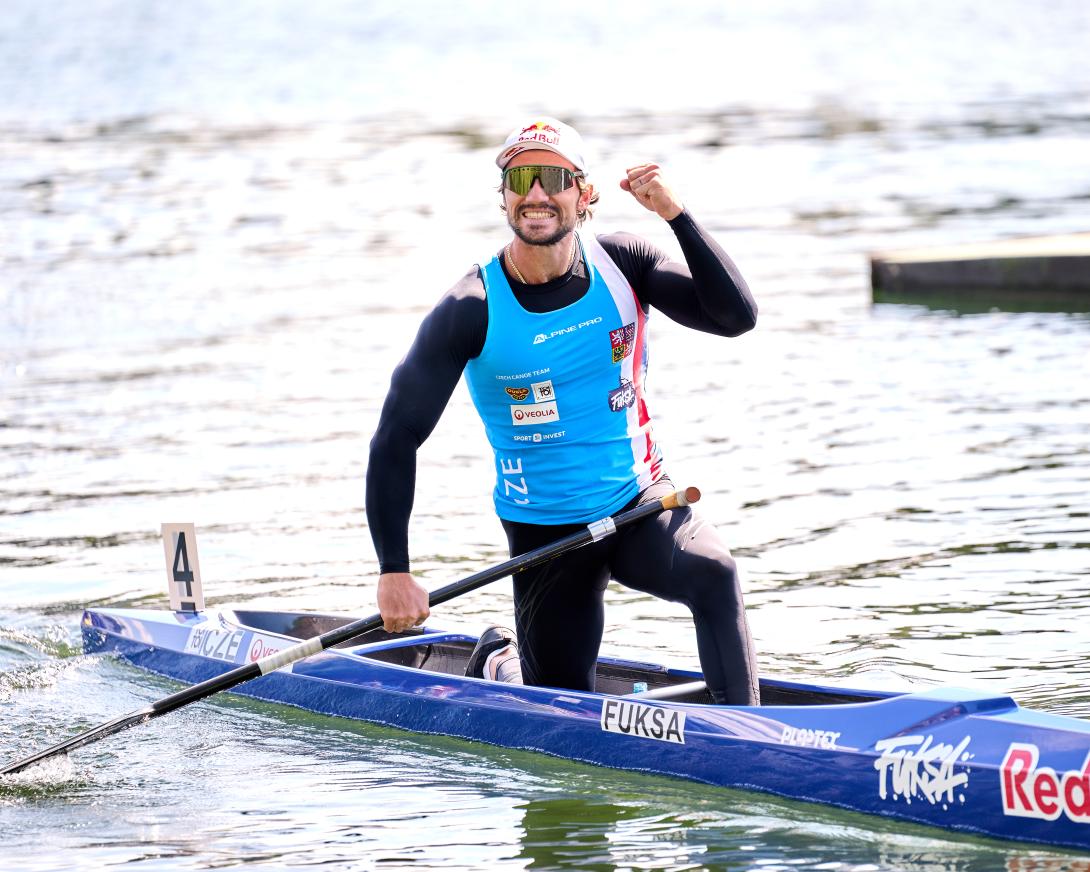 Kanoista Martin Fuksa je mistrem světa 2023 na C1 1000 m.